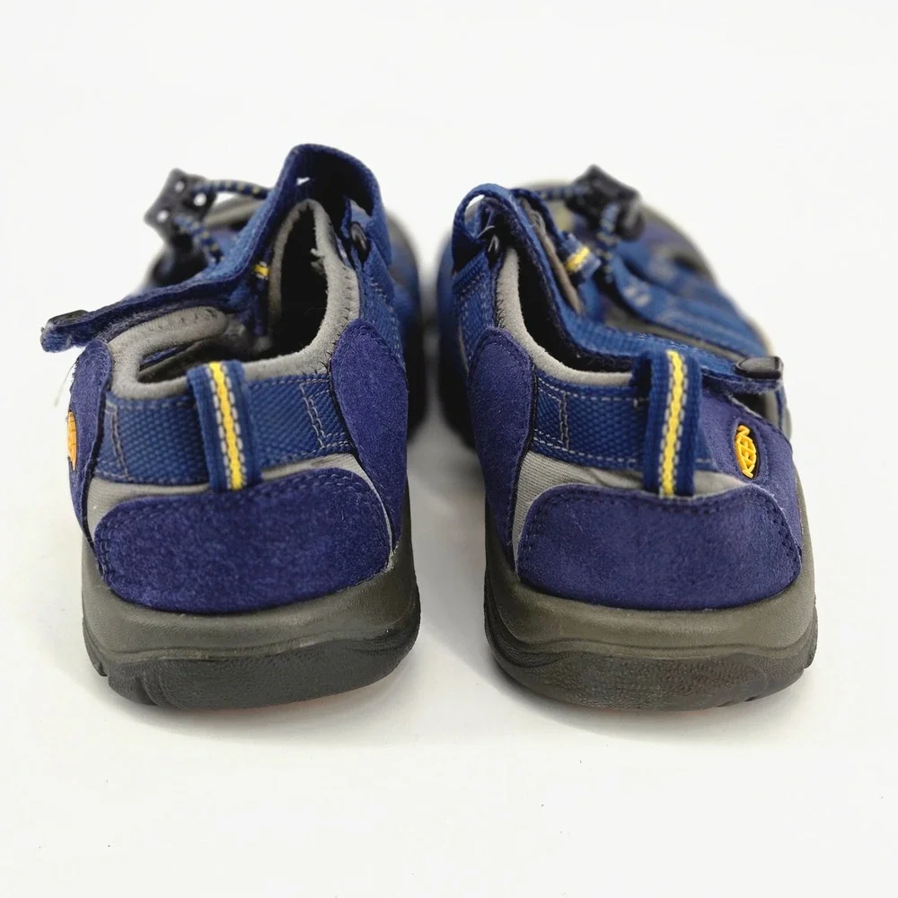 KEEN Newport H2 Blue Yellow Waterproof Hiking Trails Sandals Shoes Kids Size 4